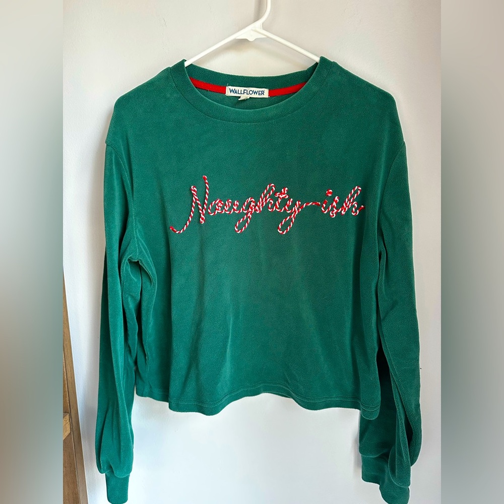 Naughty-ish Fuzzy Top
